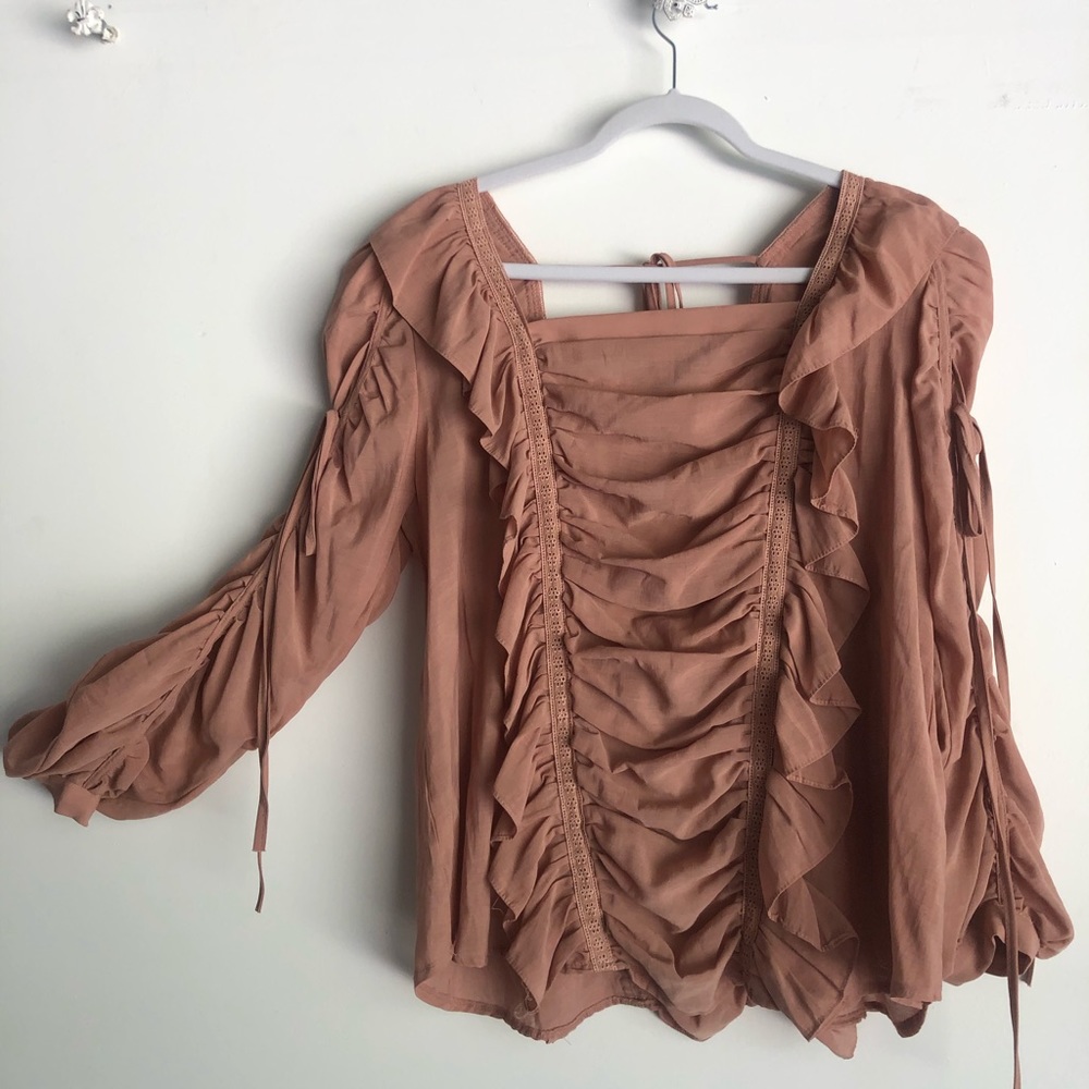 Stylenanda ruffle blouse
